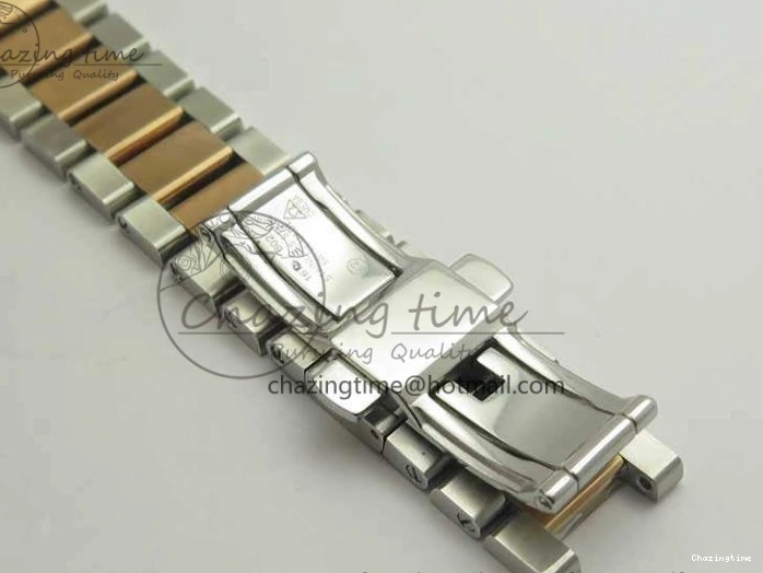 0327 Thermal Speedmaster ’57 Co-Axial SS RG OMF 1:1 Best Edition White Dial On SS RG Bracelet A9300 (Free Leather Strap) 8074